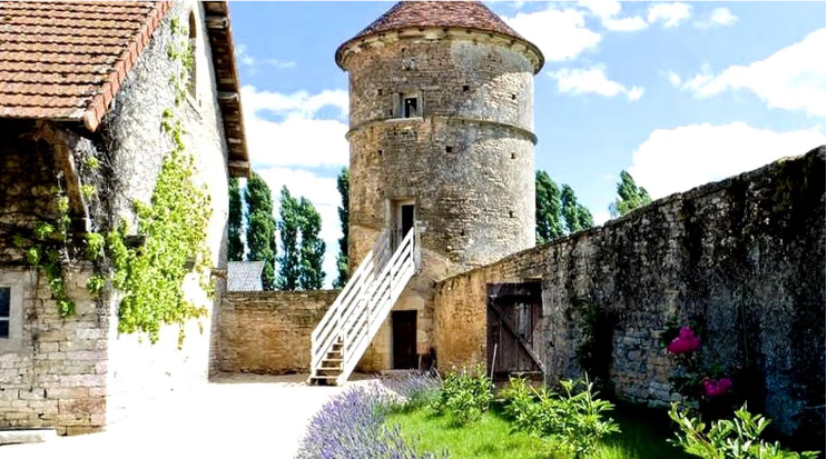 Medieval Converted Watchtower Retreat in Corgoloin, France for the best holiday destinations europe