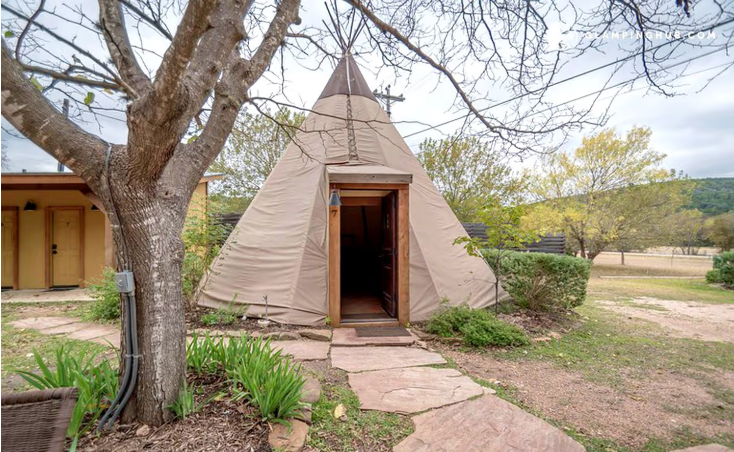 Traditional Tipis with Fully Modern Interiors, Texas
