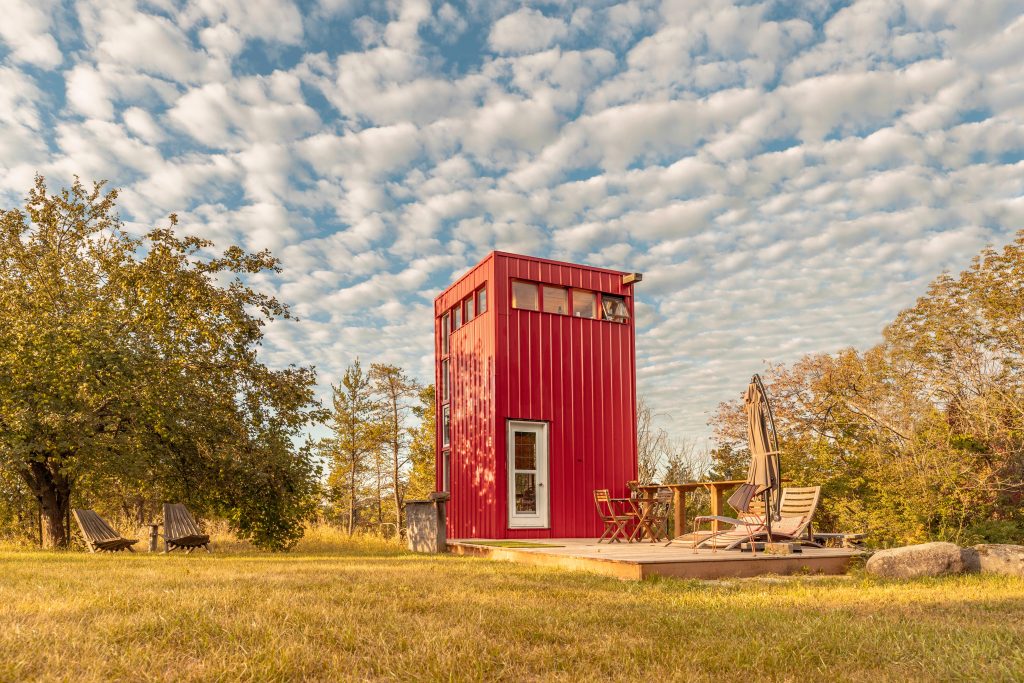 The Red Tower by Host of the Month, Sheree from Ontario. International Women's Day 2021. 