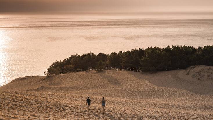 A couple exploring secluded beaches