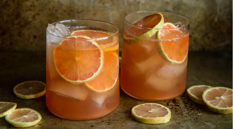 Grapefruit Whiskey Sour