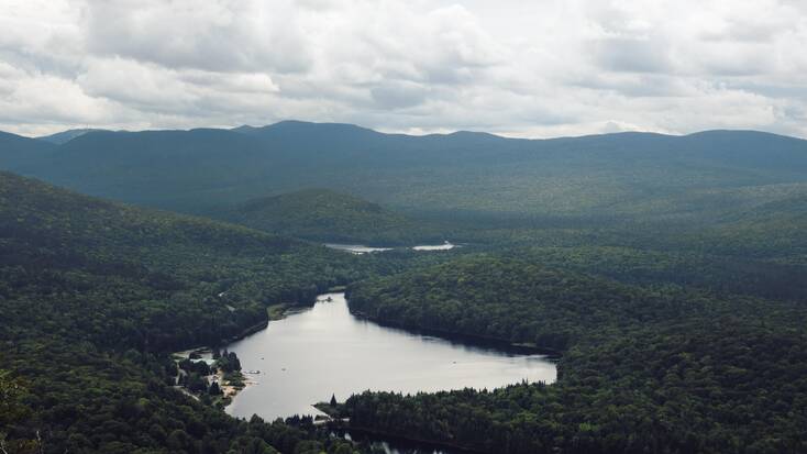 A view of Mont-Tremblant, Quebec during your weekend getaway