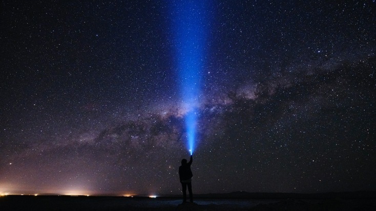 The night sky during a Hawaii vacation