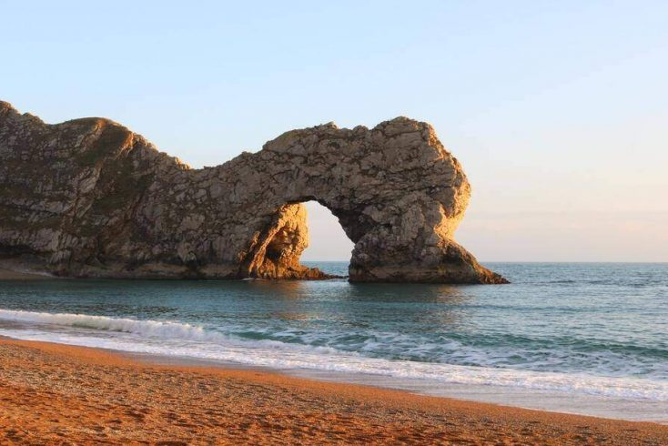 Durdle Door, along the Jurassic Coast in the West Country