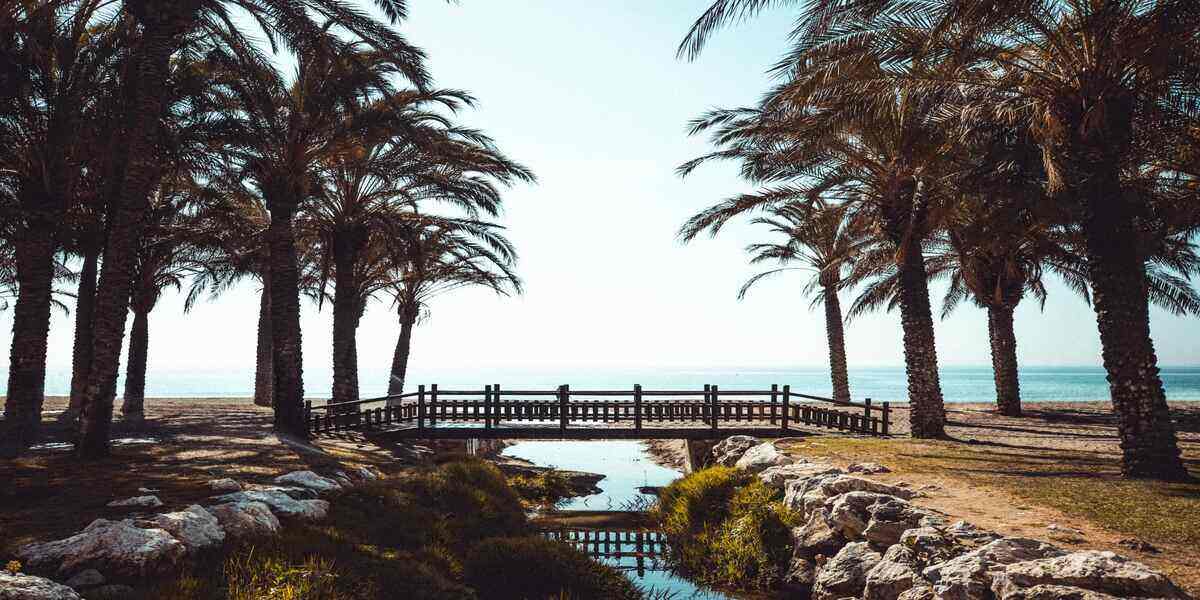 A view of one of the best beaches in Malaga. Vacation ideas here are plentiful