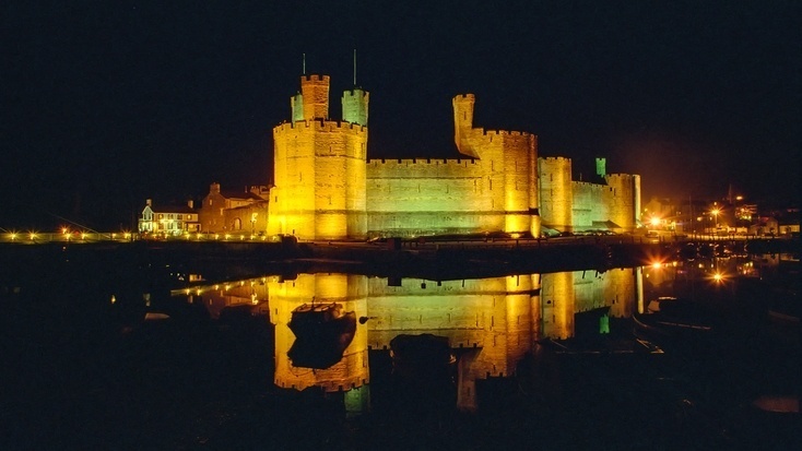 Caernarfon Castle, one of the best places to visit in Wales
