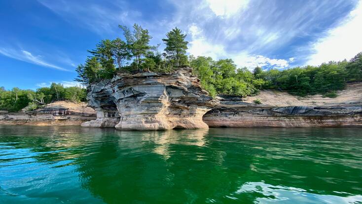 A lake in Superior National Forest, Minnesota. One of the best lakes for kayaking in the US