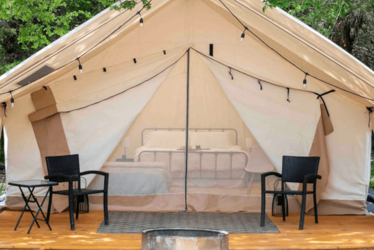 Beautiful luxury tent