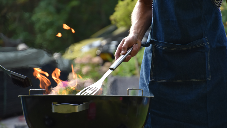 Heat up your pigs in blankets over the grill