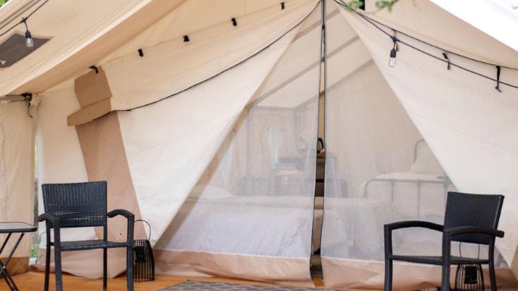 Beautiful Safari Tent near Dallas, Texas.