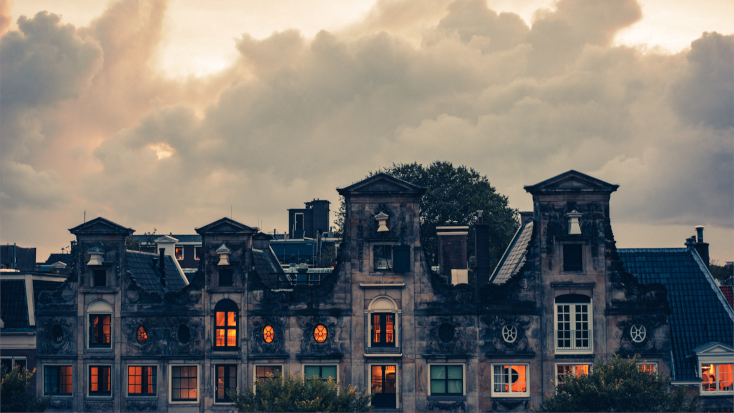 Amsterdam getaways and the bridge during Halloween in Holland