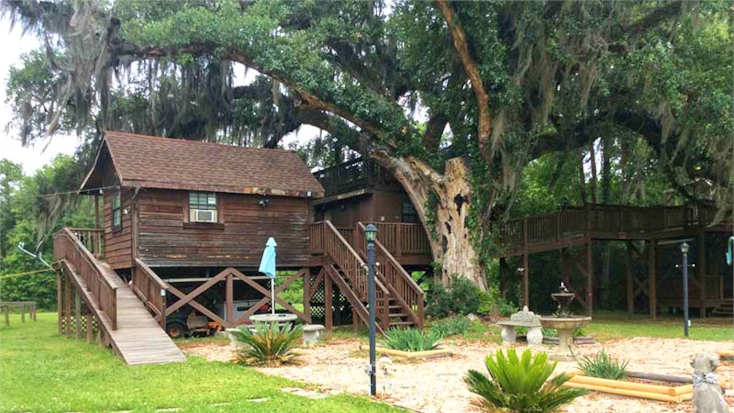 Spooky Cabin in the woods near New Orleans, Louisiana