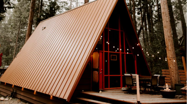 Unique A-Frame Cabin in the Mountains of San Jacinto, Southern California