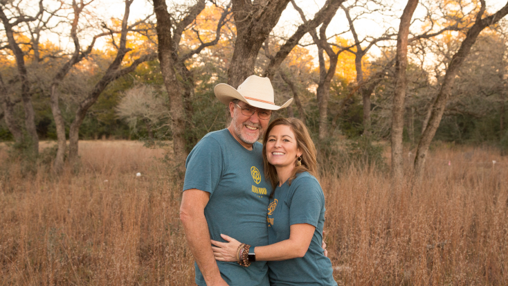 Host of the Month for January 2022 
 winners, Graham and Karen at their Glamping in Texas farm