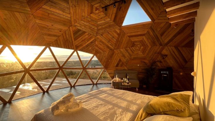 Glamping domes in Spain