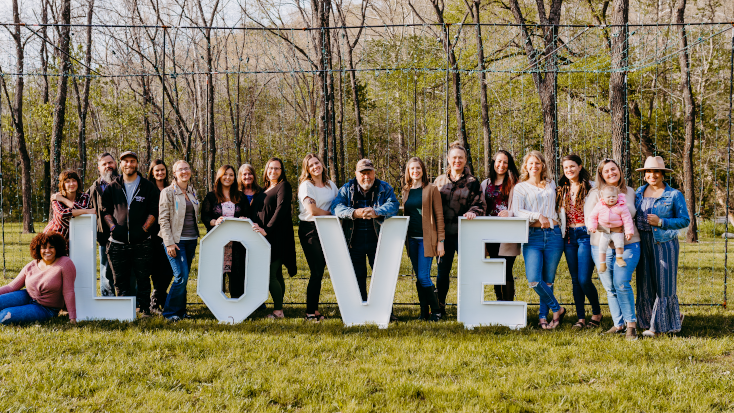 Glamping Hub's Host of the Month for June 2022: Samantha & team at their glamping resort in Missouri. 