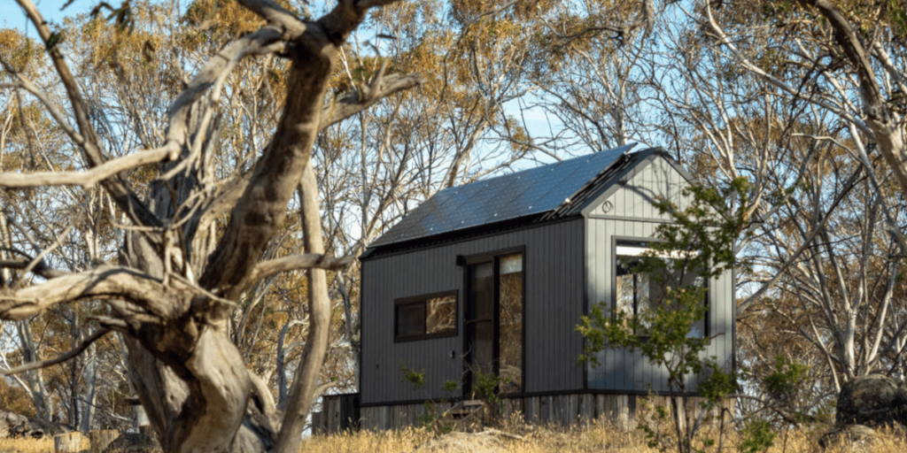 Off grid tiny home near Jindabyne Lake New South Wales and winner of Glamping Hub's host of the for July 2022