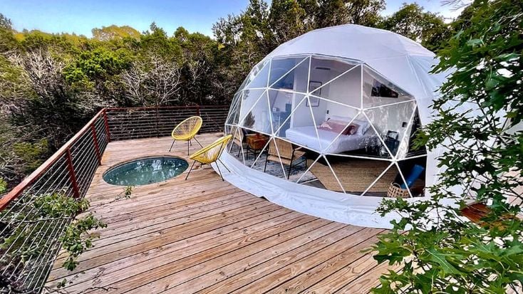 dome glamping rentals