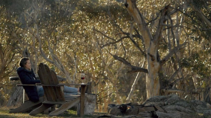 Guest enjoying the natural beauty of the Moonbah Valley, NSW, Australia