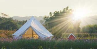 pop up glamping