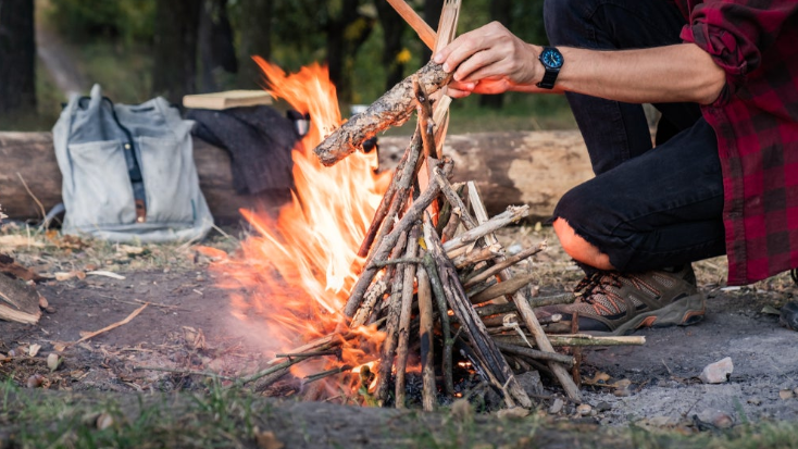 Three things needed to start a bonfire