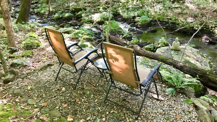 Relax next to Goldmine brook in Connecticut when you stay in this unique tiny house