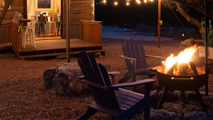 Plan your next couple's retreat near Austin Texas for a glamping adventure