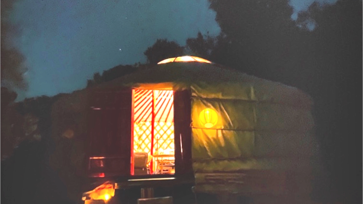 Sleep under the stars in this beautiful yurt in Malaga Spain