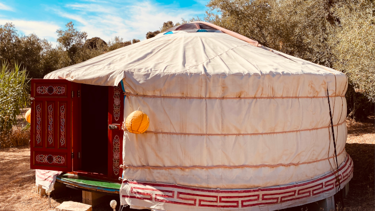 Luxury yurt in Malaga Spain