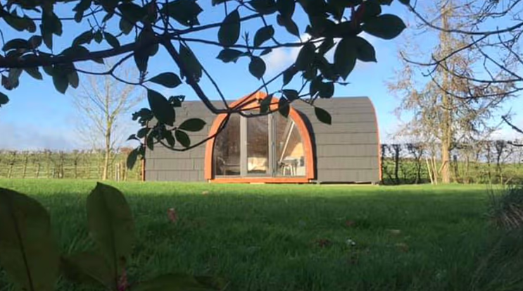 Pet-Friendly Bed and Breakfast Cabin on a Dairy Farm in Saltash, Cornwall