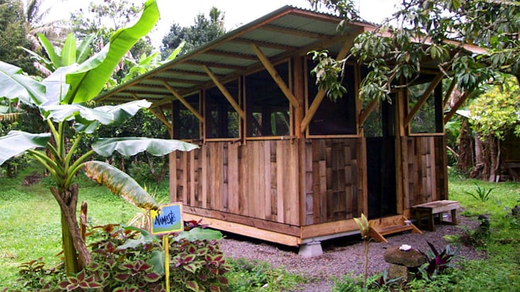 sustainable eco friendly hawaii glamping cabin