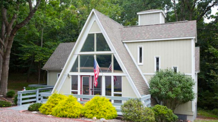 A-frame cabin in Virginia for is perfect for tour next luxury cabin rental, VA vacation