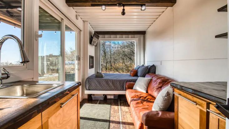 interior tiny home Denver, host of the month for june 2023