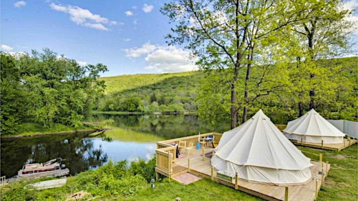 Perfect riverside holiday rentals for a romantic getaway in Pennsylvania
