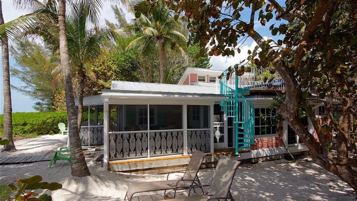 For a fun getaway this beach ¡cottage is ideal on Captiva Island