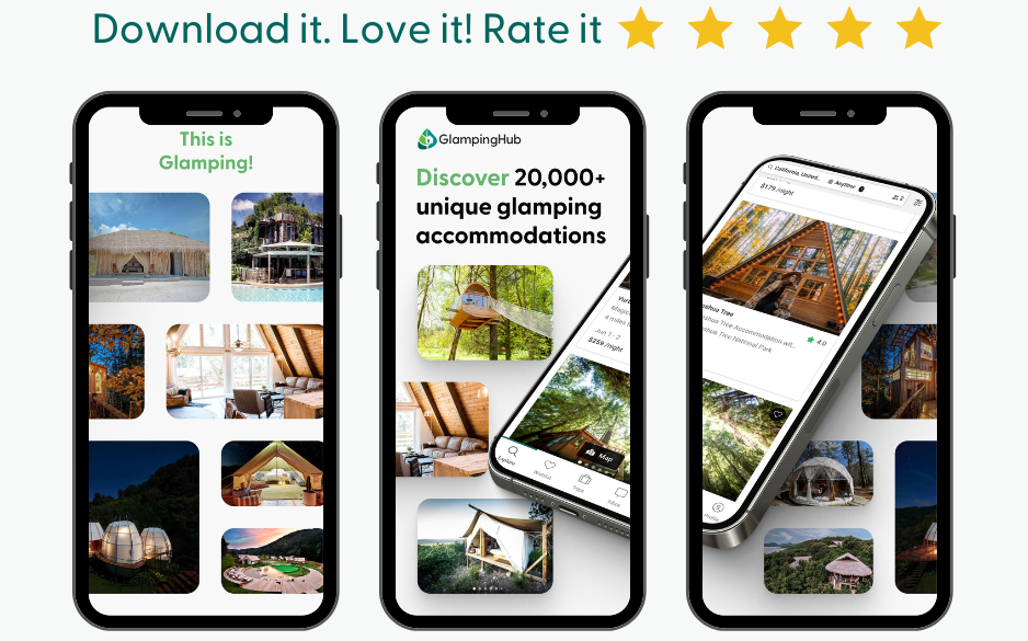 Download the Glamping Hub App 
