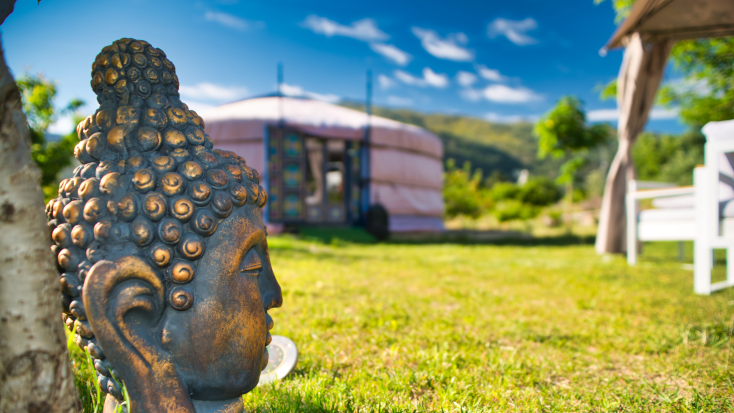 Yoga glamping retreat in Spain