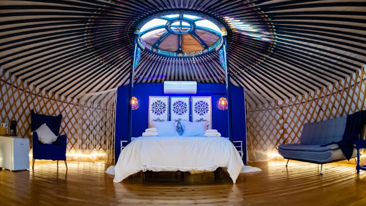 Host of the Month for July 2023 luxury eco yurt for romantic getaways